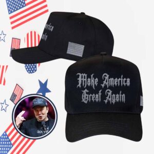 Trump Dark Gothic Maga 2025 Hat