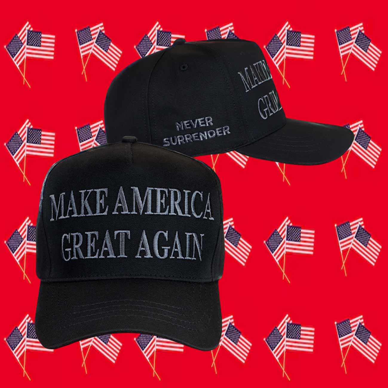 Trump Dark MAGA 2025 Hat