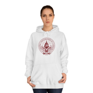 2025 Trump Inaugural Seal White Crewneck Fleece Hoodie