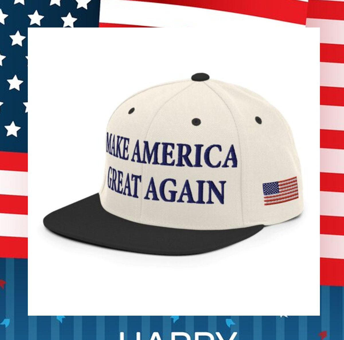 Trump Inauguration MAGA Snapback Hat