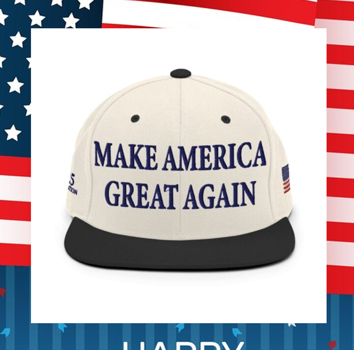 Trump Inauguration MAGA Snapback Hat