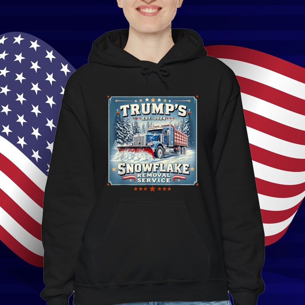 Trump's Snowflake Removal Service Funny Trump 2024 T-Shirt