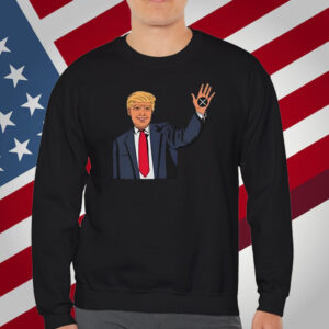 Zach Rector Wearing Trump Xrp T-Shirt