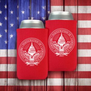 2025 Trump Inaugural Seal Red Beverage Cooler