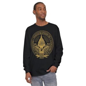 2025 Trump Inaugural Seal Black Long Sleeve Shirt
