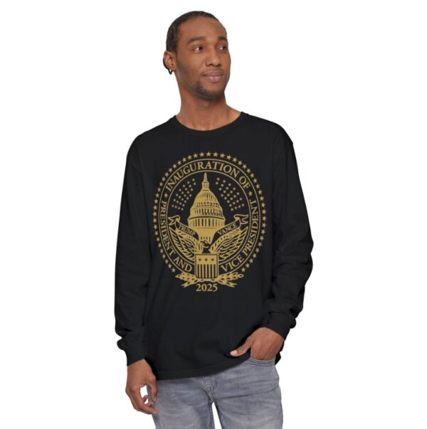 2025 Trump Inaugural Seal Black Long Sleeve Shirt
