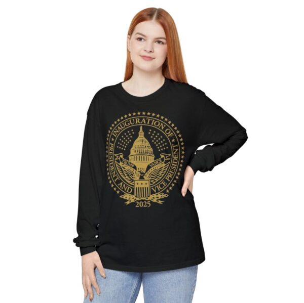 2025 Trump Inaugural Seal Black Long Sleeve Shirt