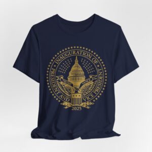 2025 Trump Inaugural Seal Navy T-Shirt
