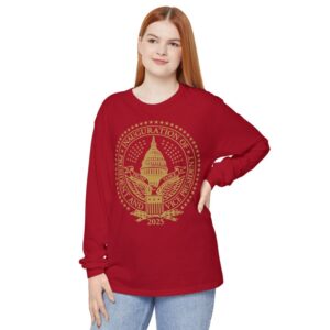 2025 Trump Inaugural Seal Red Long Sleeve