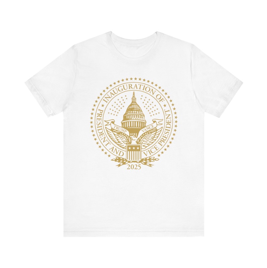 2025 Trump Inaugural Seal White Unisex T-Shirt