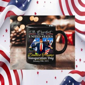 47 President Of The United States Donald Trump Inauguration Day Mug