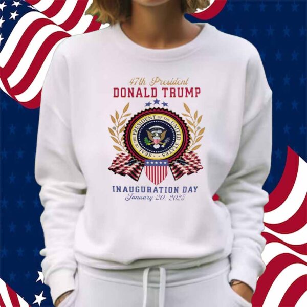 47th President Donald Trump Inauguration Day 2025 Commemorative Shirt