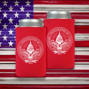 2025 Trump Inaugural Seal Red Beverage Cooler