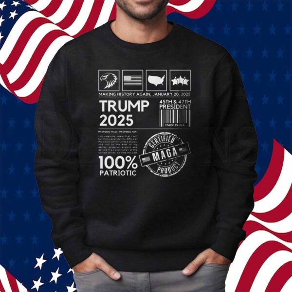 Donald Trump Inauguration Day 2025 Shirt, America First Trump Shirt