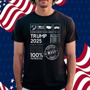 Donald Trump Inauguration Day 2025 Shirt, America First Trump Shirt
