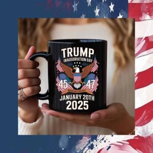 Donald Trump Inauguration Day 45th&47th 2025 Mug