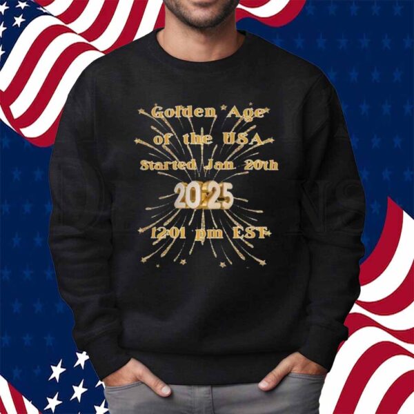Golden age of America Trump Inauguration 2025 Shirt