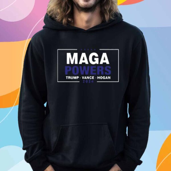 Hogan's Beach Shop Maga Powers Trump Vance Hogan 2024 T-Shirt