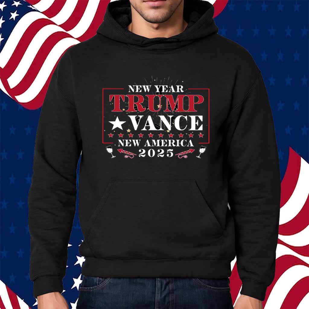 New Year Trump Vance New America 2025 Shirt