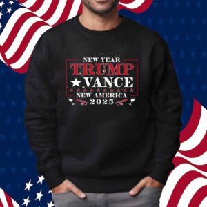 New Year Trump Vance New America 2025 Shirt