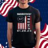 President Donald Trump Inauguration Day 2025 Memorabilia Fla T-Shirt