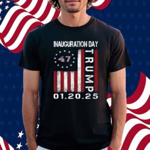 President Donald Trump Inauguration Day 2025 Memorabilia Fla T-Shirt