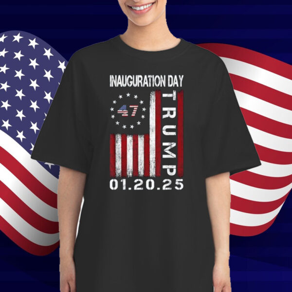 President Donald Trump Inauguration Day 2025 Memorabilia Fla T-Shirt