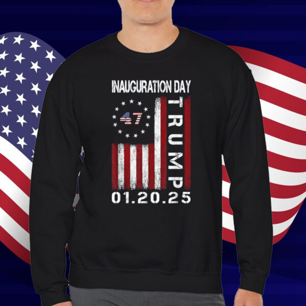 President Donald Trump Inauguration Day 2025 Memorabilia Fla T-Shirt