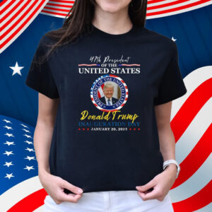 President Donald Trump Inauguration Day 2025 Memorabilia Shirt