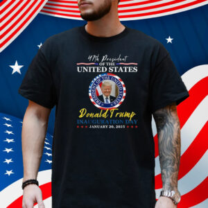 President Donald Trump Inauguration Day 2025 Memorabilia Shirt