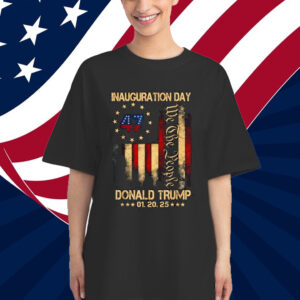 President Donald Trump Inauguration Day 2025 Memorabilia T-Shirt