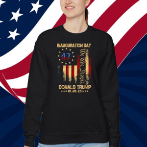 President Donald Trump Inauguration Day 2025 Memorabilia T-Shirt
