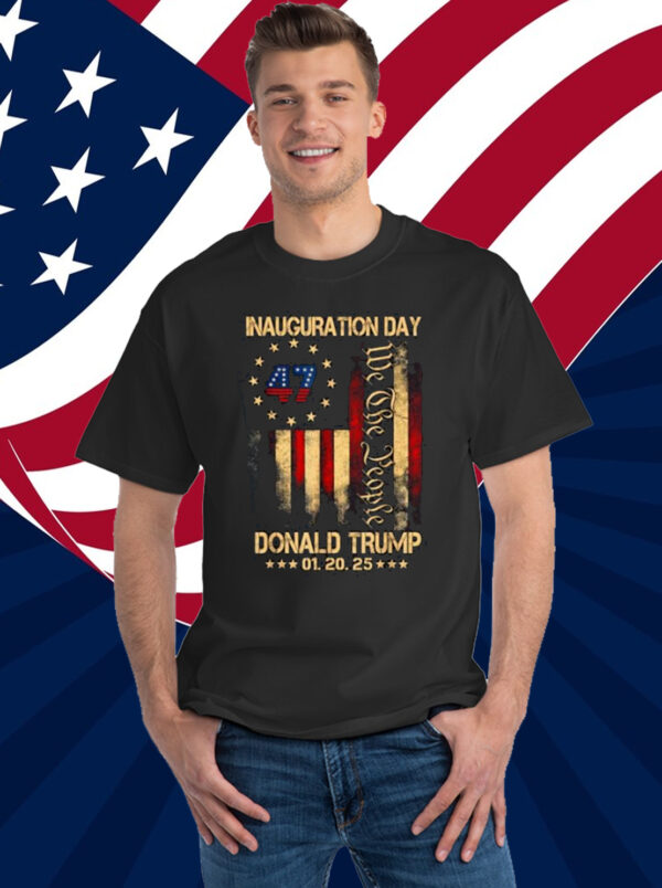 President Donald Trump Inauguration Day 2025 Memorabilia T-Shirt