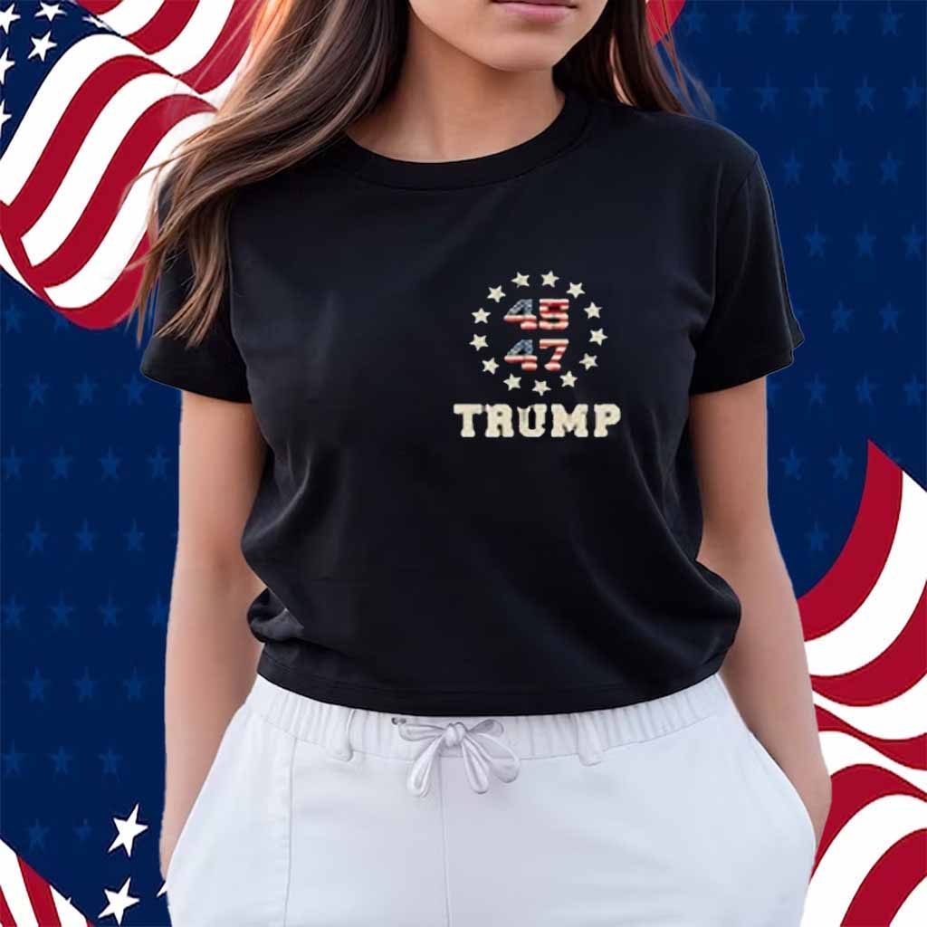 Take America Back Trump Flag 45 47 Shirt