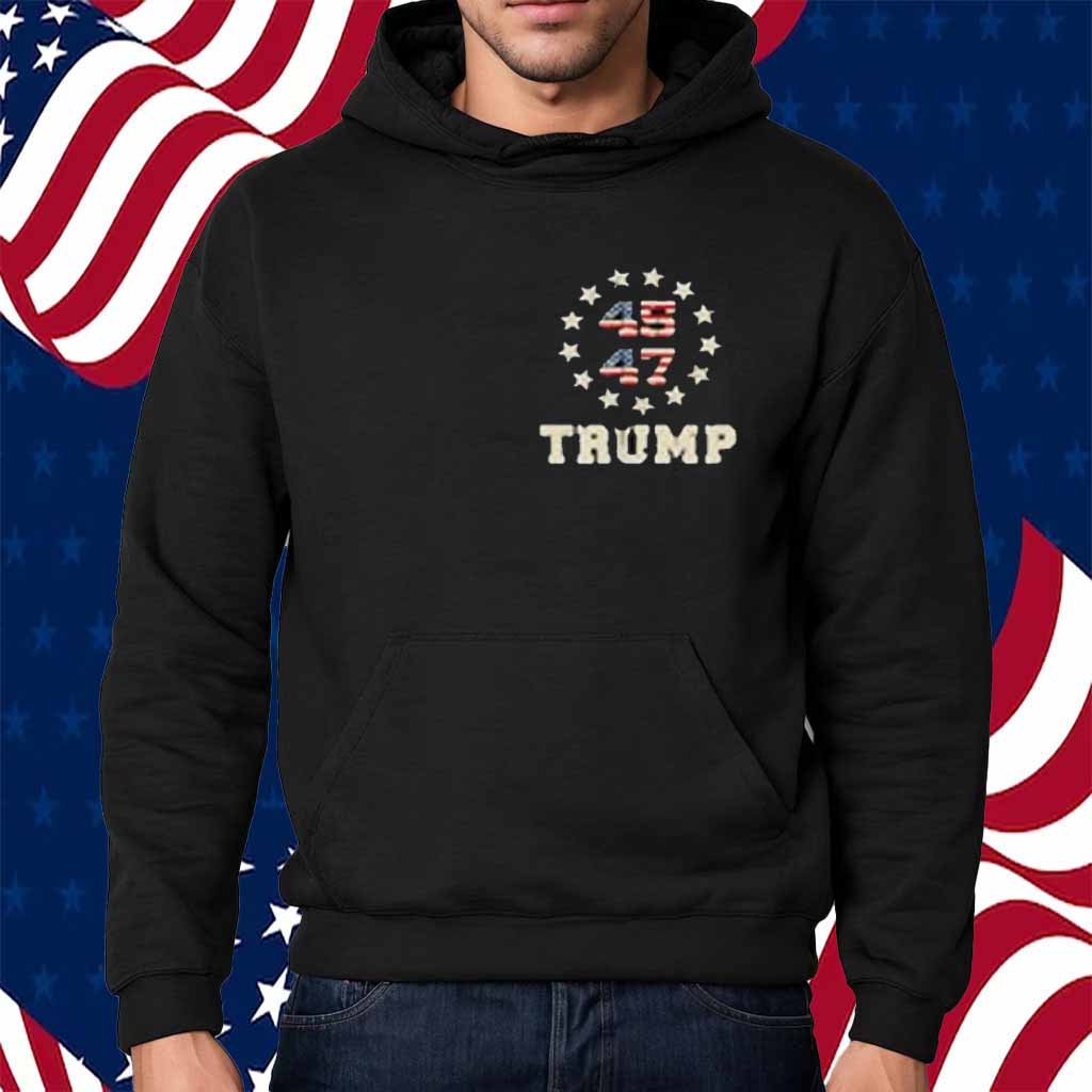 Take America Back Trump Flag 45 47 Shirt