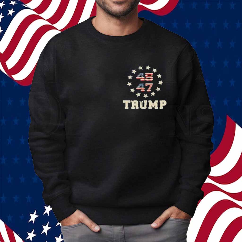 Take America Back Trump Flag 45 47 Shirt