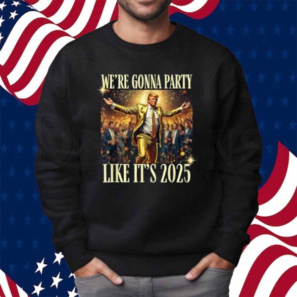 Trump Dance New Year 2025 Party Inauguration MAGA Republican Shirt