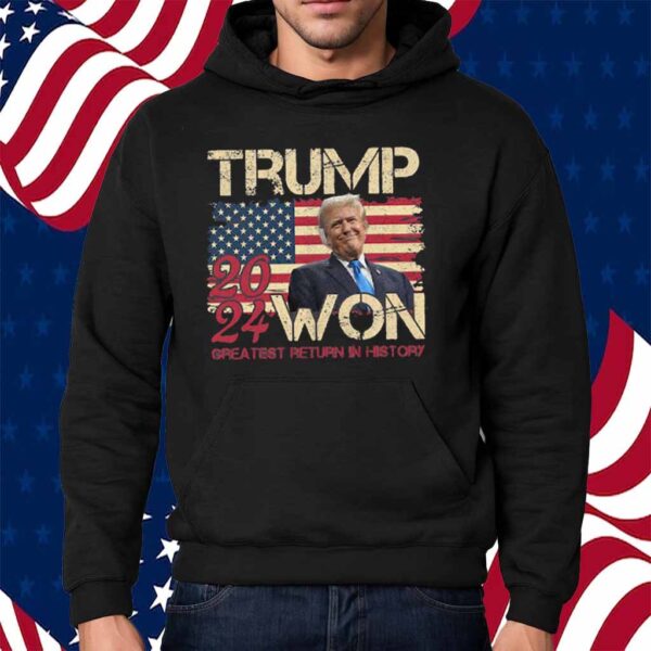 Trump We Won Win Inauguration Day 2025 47th President Shirt