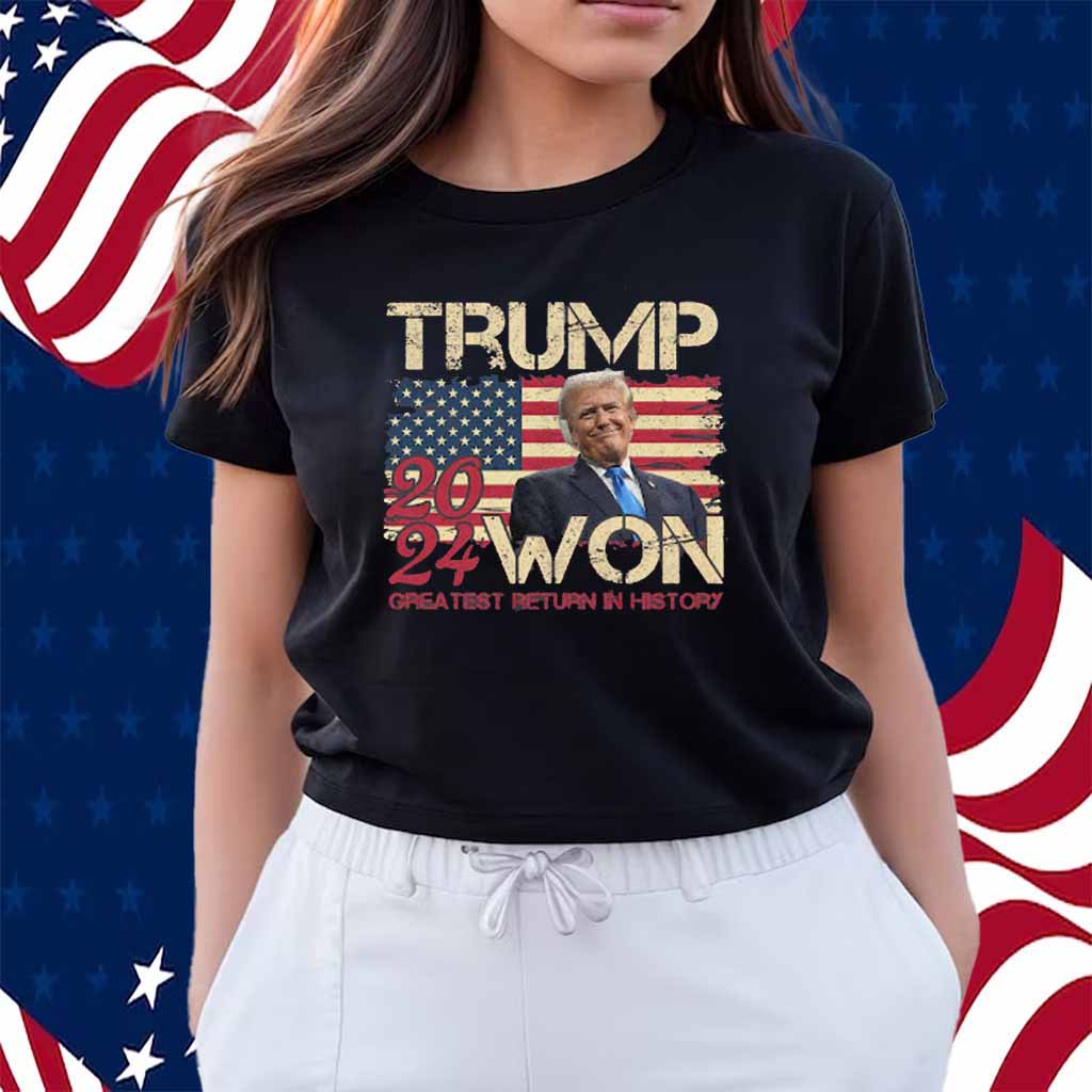 Trump We Won Win Inauguration Day 2025 47th President Shirts