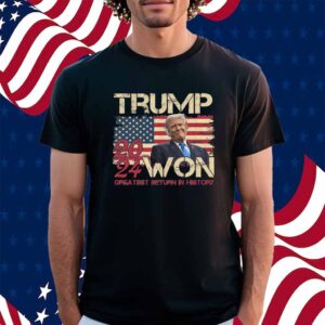 Trump We Won Win Inauguration Day 2025 47th President Shirts