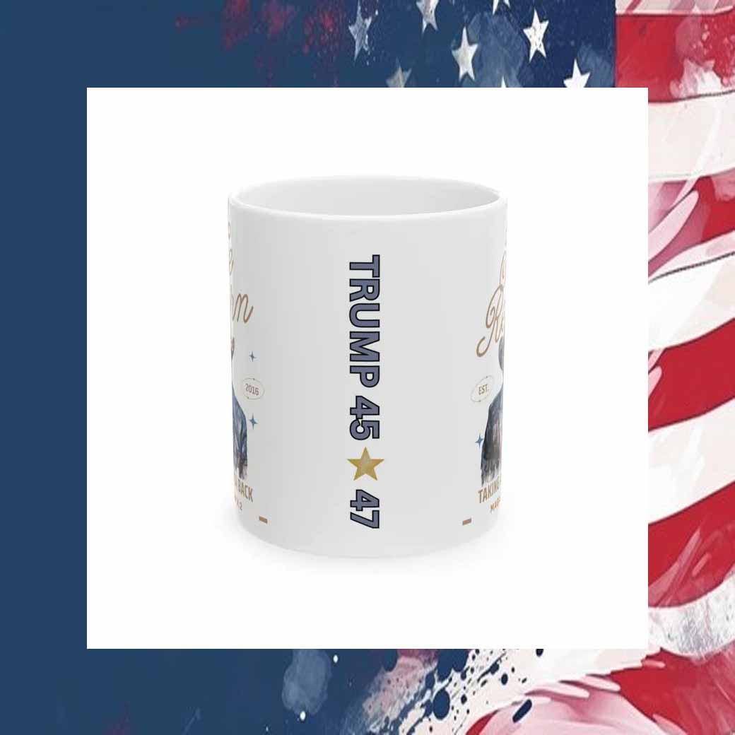 Trump Win western the Return, Trump 45 47 Mug