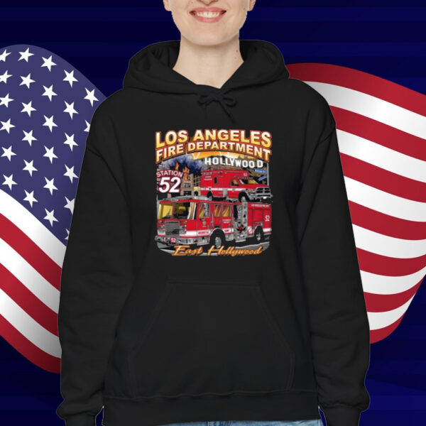 los angeles fire department, LAFD Station 52 East Hollywood California Fire Shirt