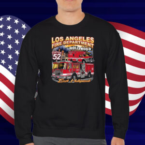 los angeles fire department, LAFD Station 52 East Hollywood California Fire Shirt