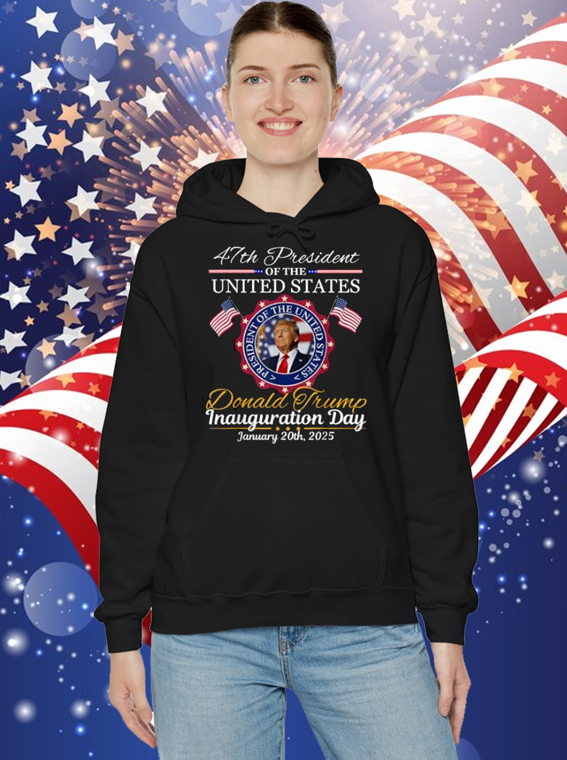 trump inauguration day 2025 shirt trump 2025 47 th president T-Shirt