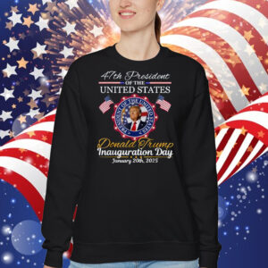 trump inauguration day 2025 shirt trump 2025 47 th president T-Shirt