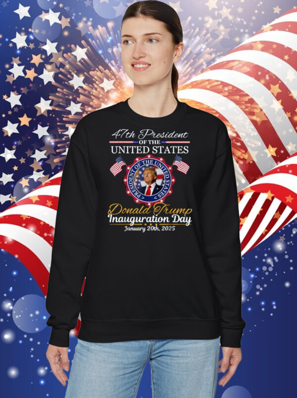 trump inauguration day 2025 shirt trump 2025 47 th president T-Shirt