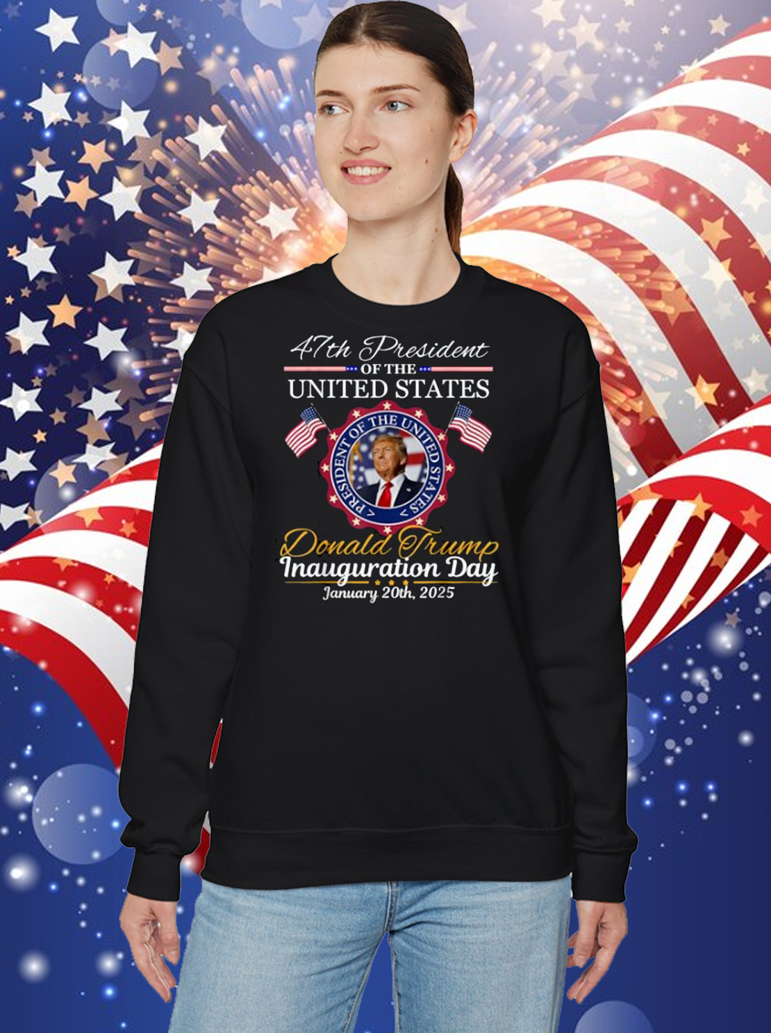trump inauguration day 2025 shirt trump 2025 47 th president T-Shirt