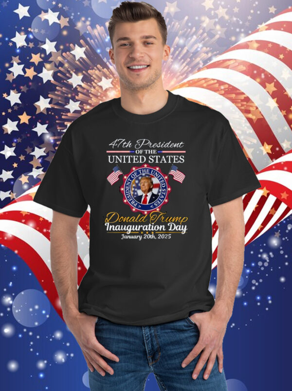 trump inauguration day 2025 shirt trump 2025 47 th president T-Shirt