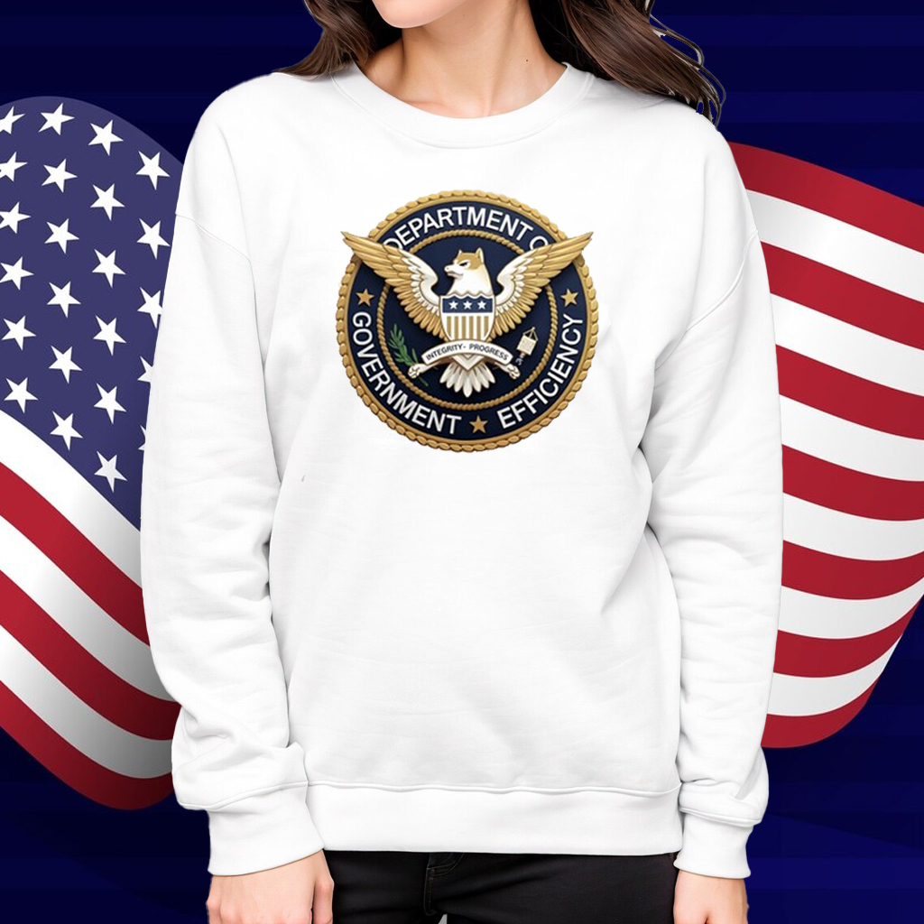 Doge Department Of Government Efficiency Integrity Progress T-Shirt