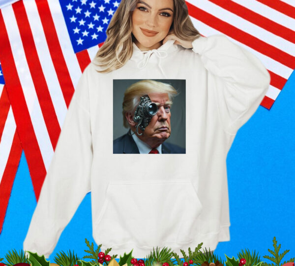 Futuristic portrait of President Trump Tee Shirt